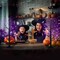 Tabletop Halloween Black Tree with Timer for Lighted Halloween Decorations Indoor Home Mantel Holiday Party Light up Halloween Decor (Purple 2 PK)
